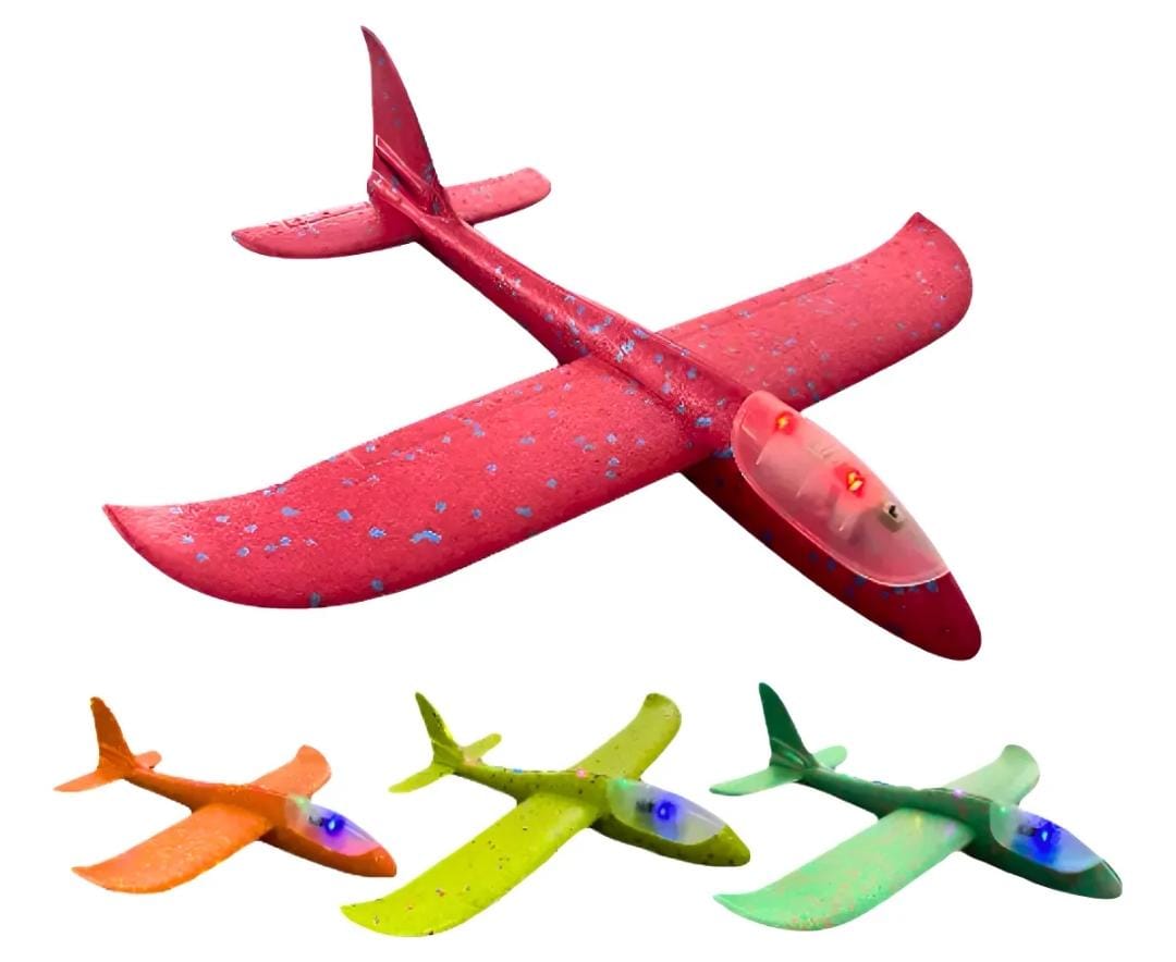 AVION PLANEADOR CON LUCES