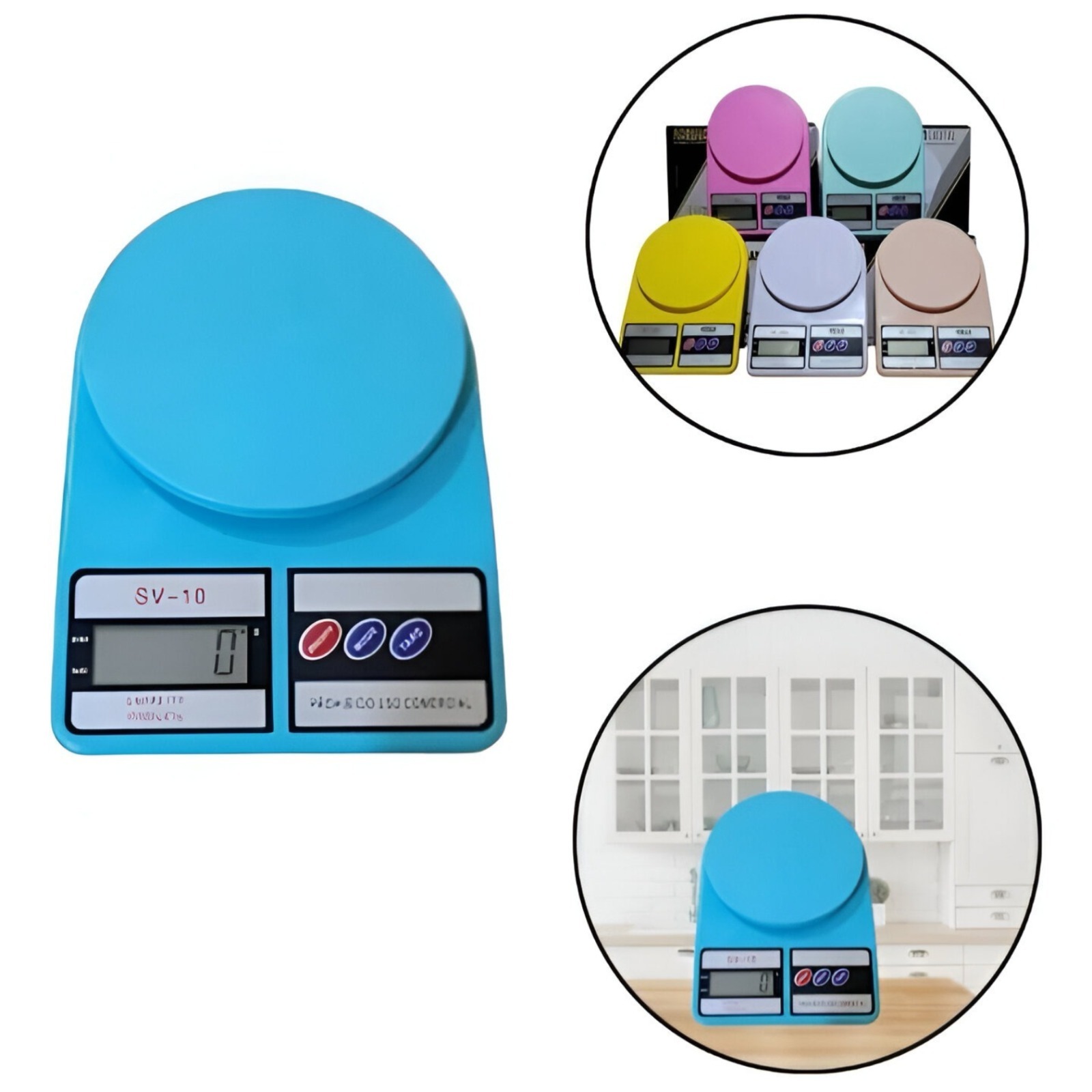 BALANZA DE COCINA COLORIDAS LELONG