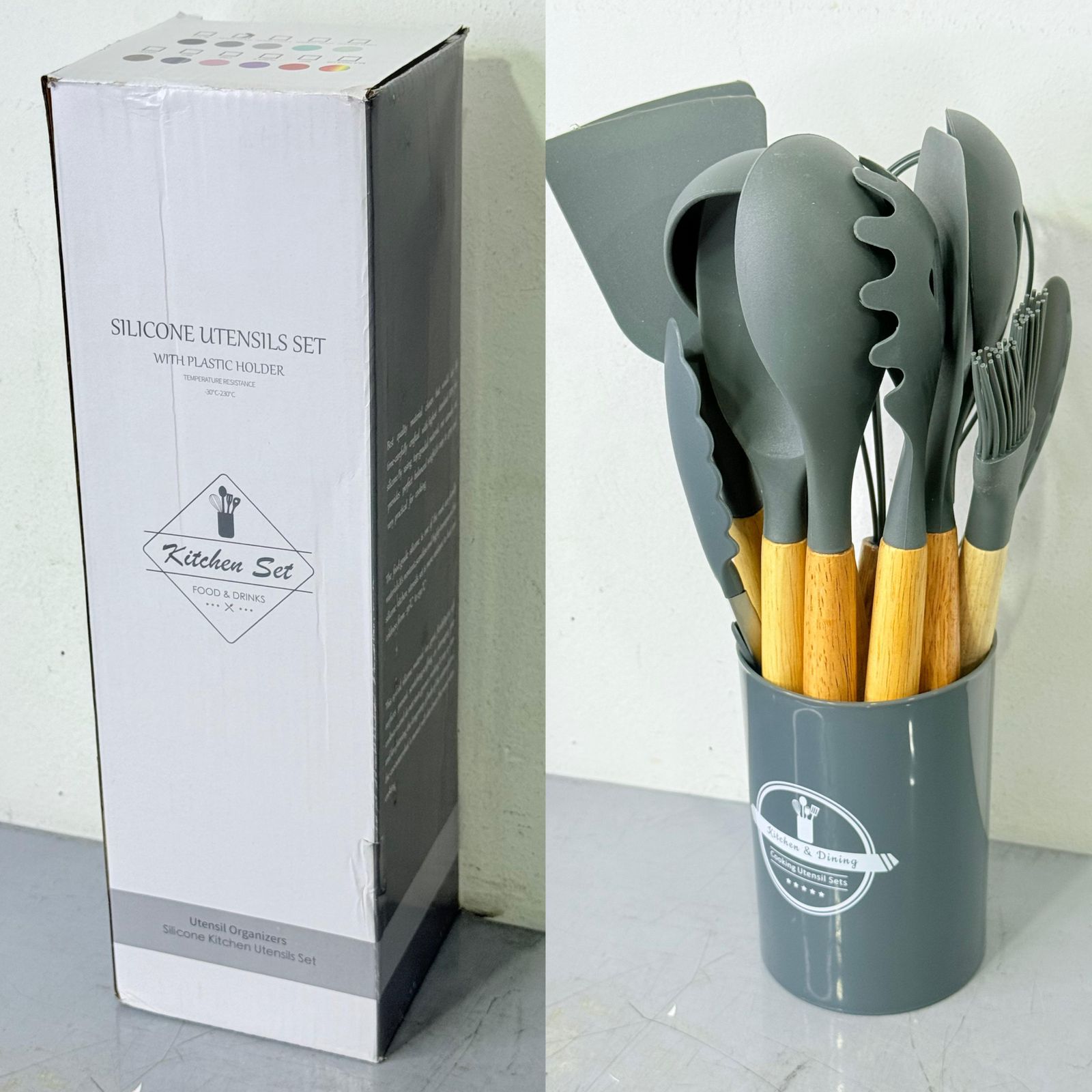 SET DE UTENSILLOS DE SILICONA 12 PCS
