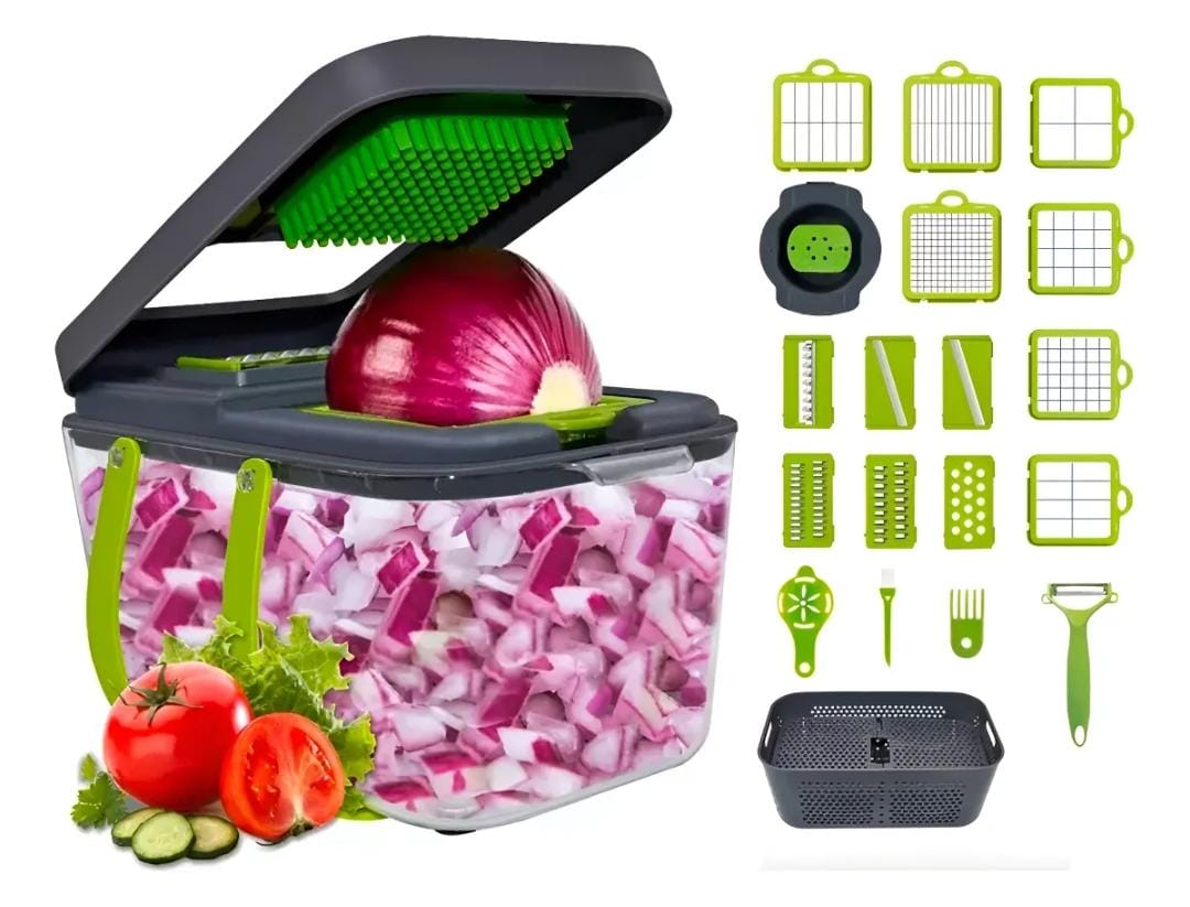 MANDOLINA RALLADOR  CON MANIJA 22 PIEZAS