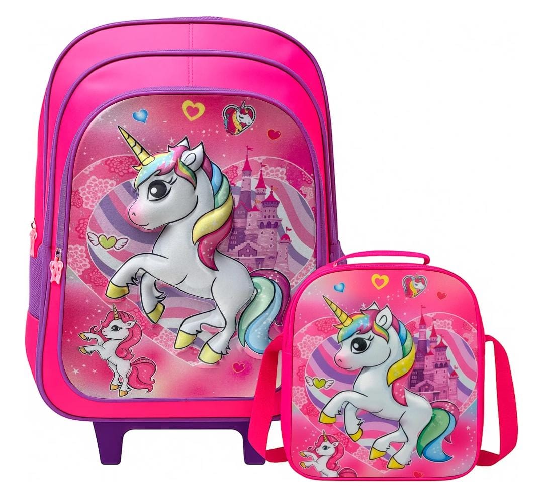 MOCHILA ESCOLAR 6 PIEZAS