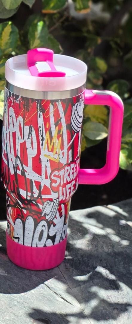 ☕ Vaso Travel quencher con diseño 1200ml