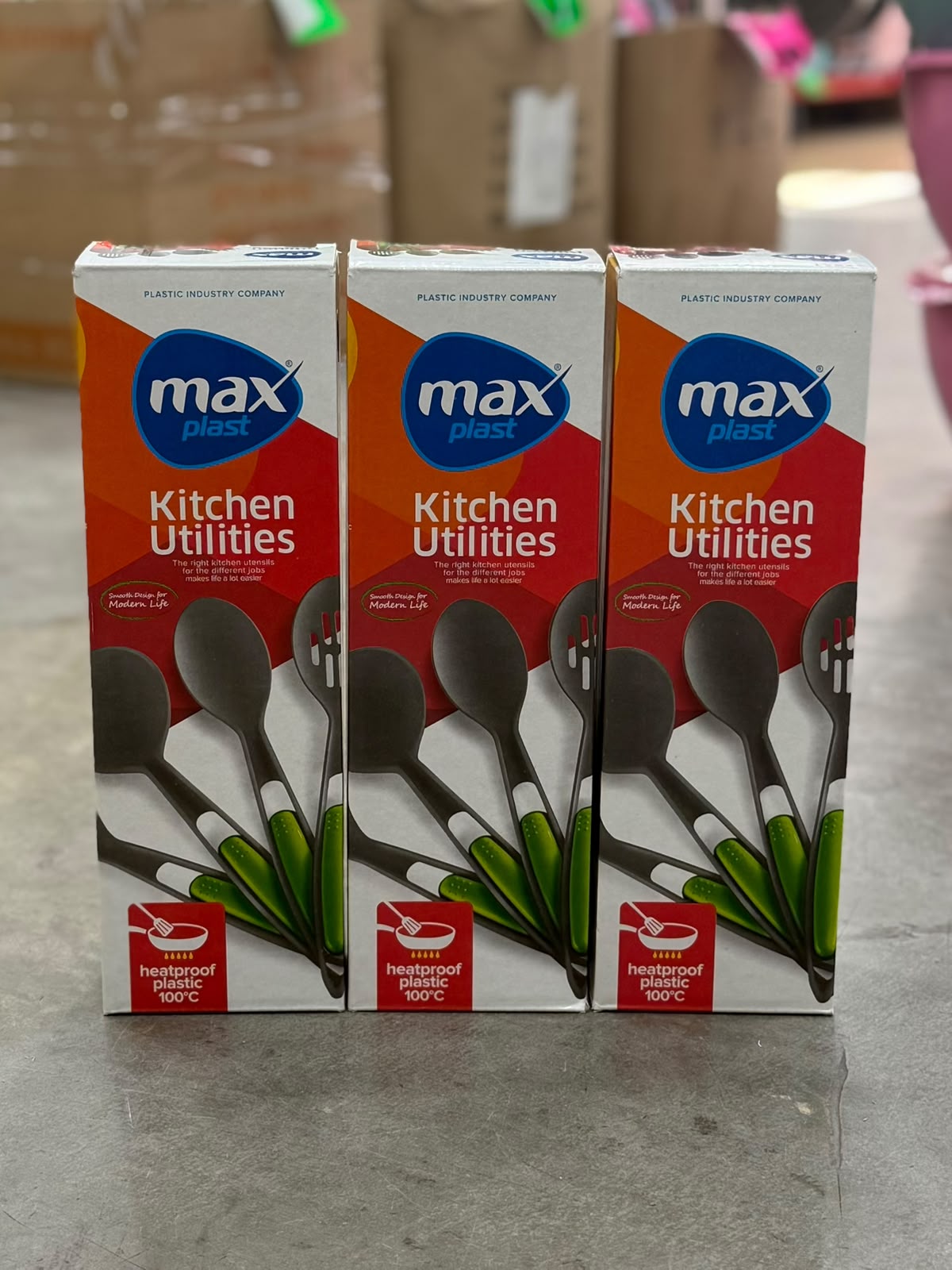 ➡️SET DE UTENSILIOS DE COCINA X4 MAX PLAST