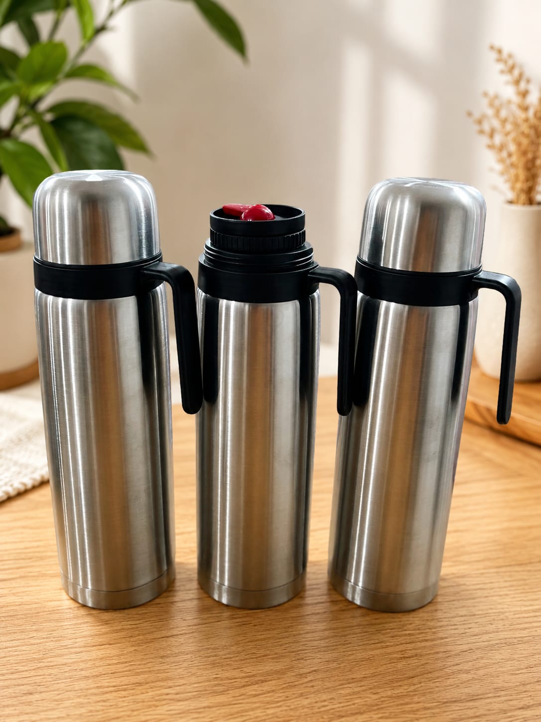 ➡️ ☕ TERMO DE ACERO INOXIDABLE MEDIA MANIJA 🧉